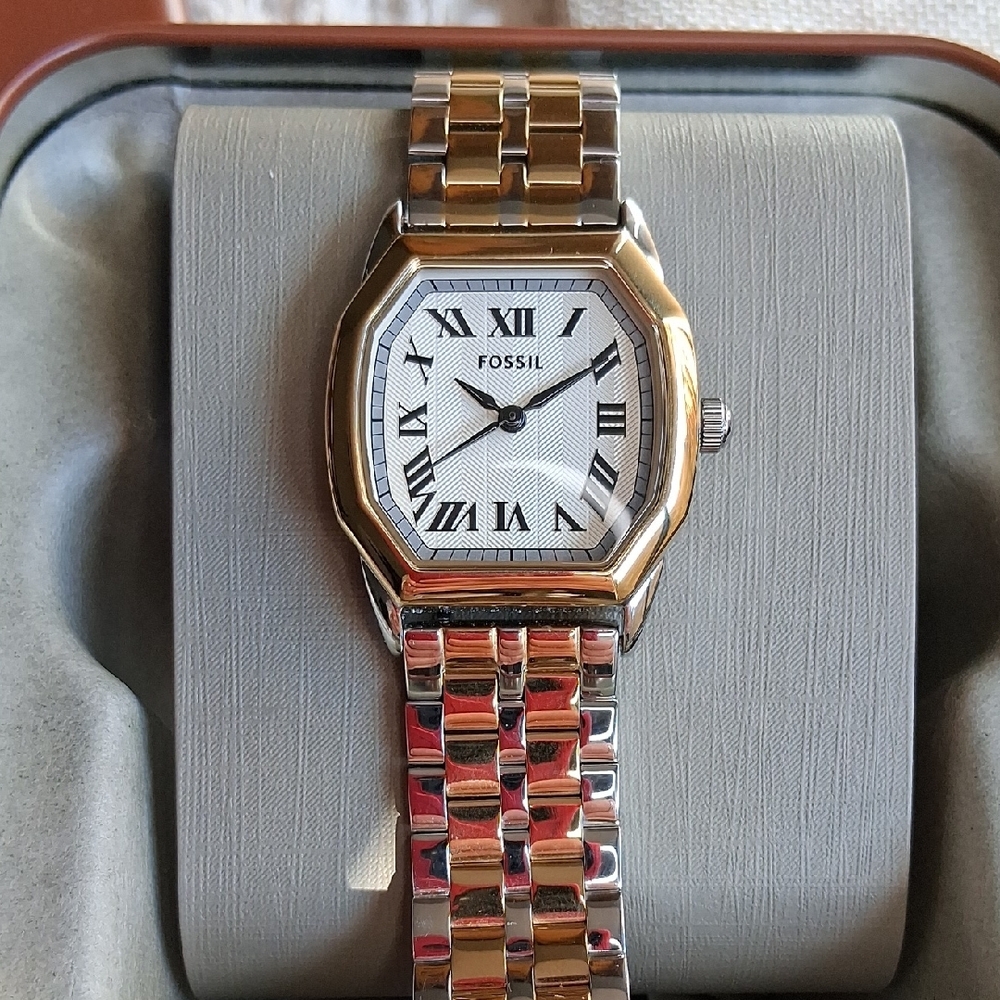 Fossil Women's Harlow Two - Tone Stainless Steel Watch 27mm